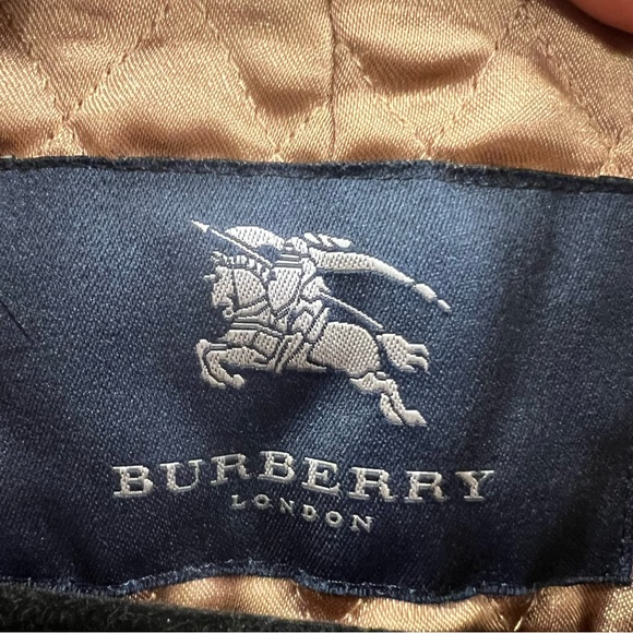 Burberry Men’s Peacoat Camel Tan Mid Length Coat Wool Cashmere Size Medium - Picture 8 of 16